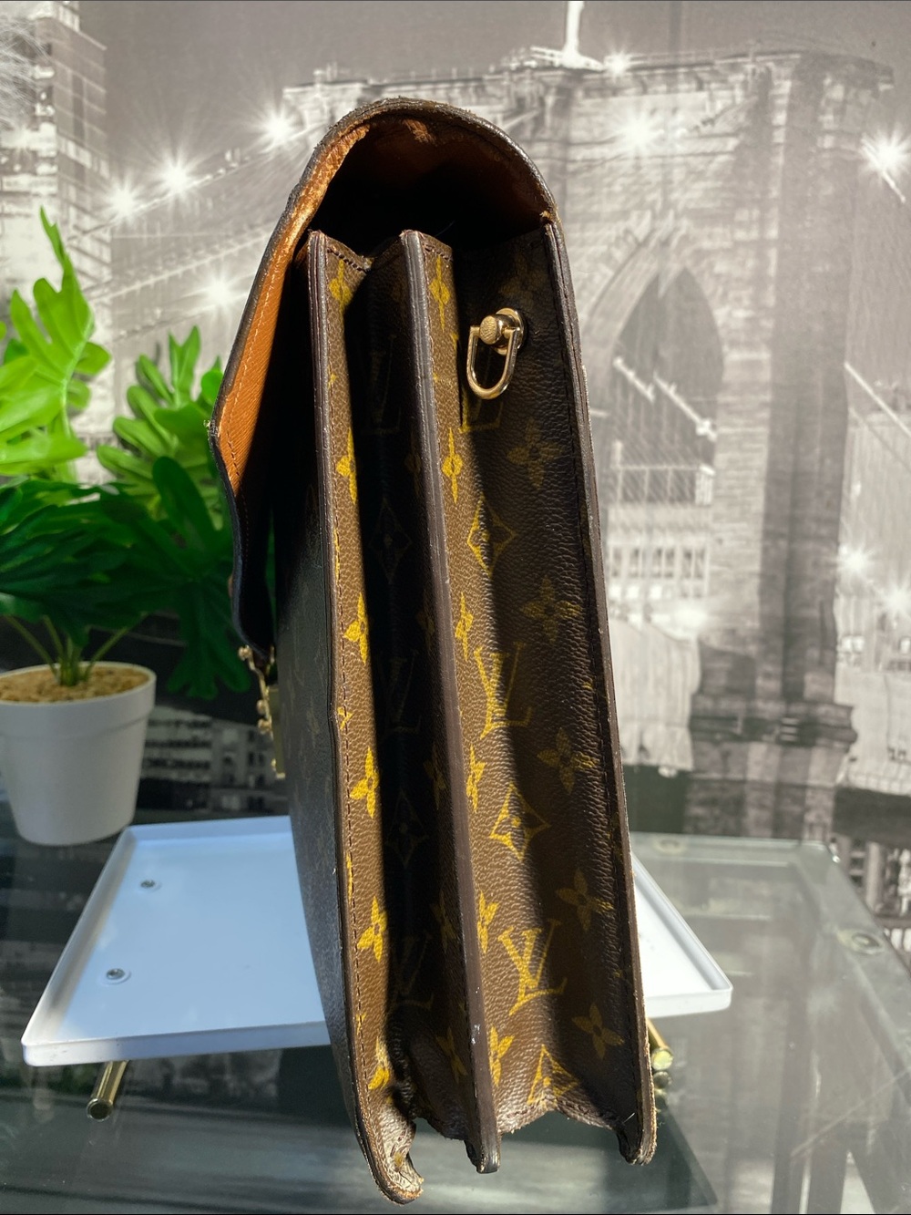 Authentic Louis Vuitton Monogram Serviette Conseiller Briefcase/Laptop Bag - Picture 12 of 17